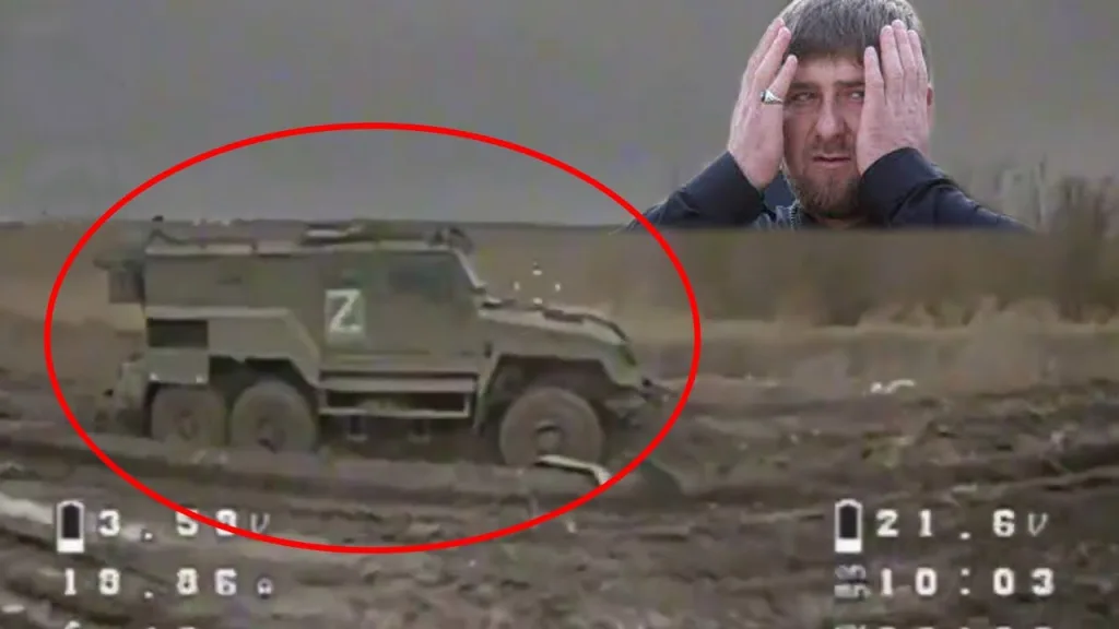 Kadyrov´s Z-STS Akhmat Armored Vehicle Destroyed By FPV Drone