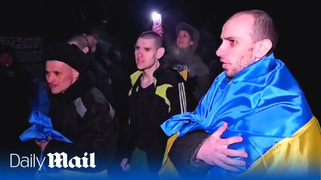 Russia releases over 200 Ukrainian POWs in prisoner exchange during conflict