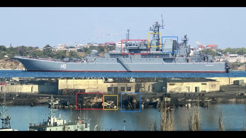 Ropucha-class Landing Ship Novocherkassk Confirmed SUNK By Storm Shadow in Photo