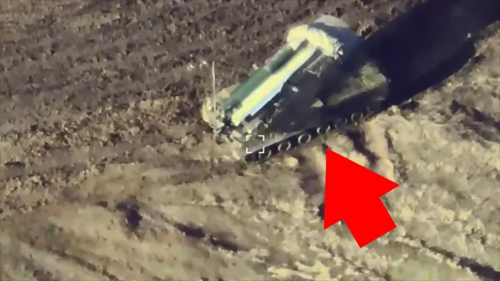 Buk-M1-2 Placed On A Hill Get Destroyed