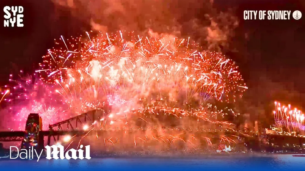 LIVE: New Year’s Eve fireworks display over Sydney Harbour