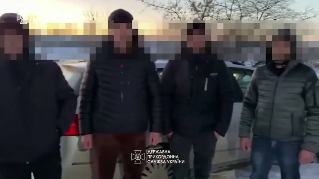 Three “clients” and their transporter were detained at the border