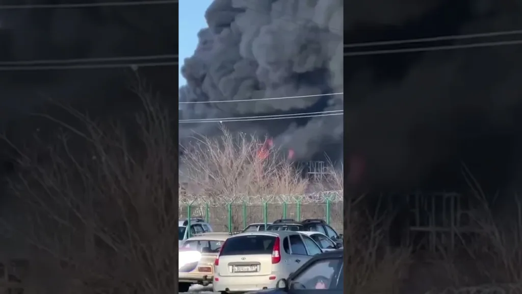 Polyester factory exploded in Shakhty, just north of Rostov-on-Don in Russia