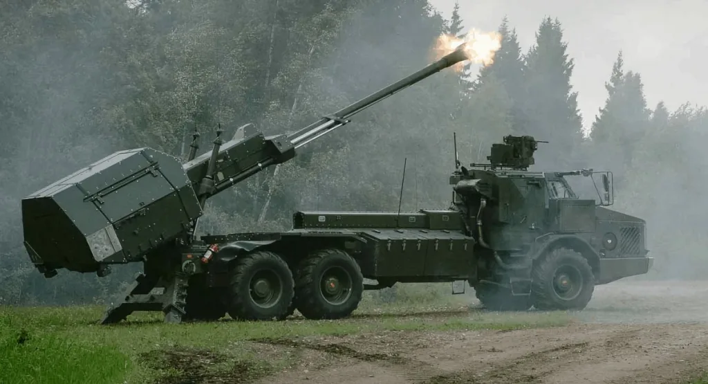 Gunners showed the work of the Swedish Archer self-propelled guns from the inside (Video)