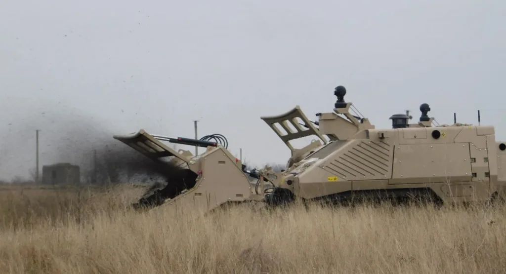 Swiss-German GCS-200 Demining Machines aid in clearing De-Occupied Territories of Ukraine