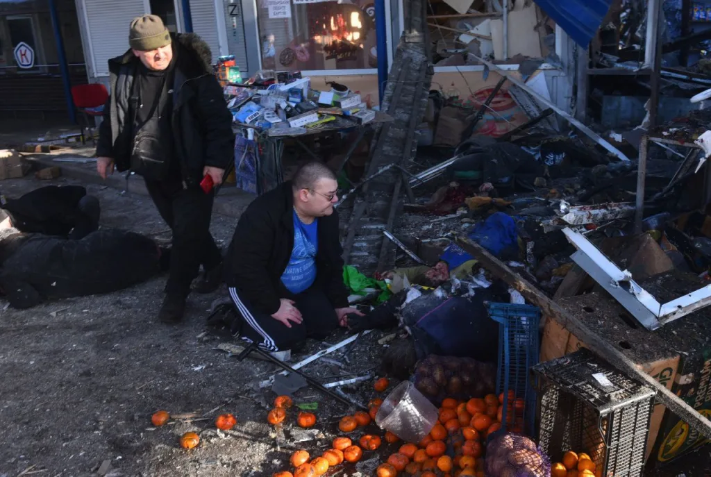 The death of 25 people at the market in Donetsk was caused by shelling from the occupied territory