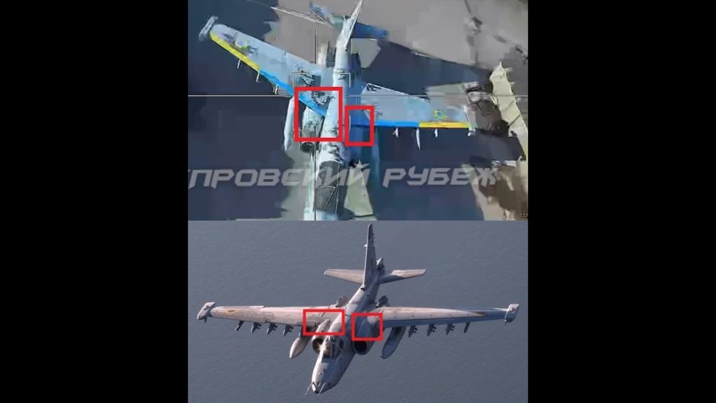 Russian Lancet Hits Decoy Su-25 — Very Well Made Decoy