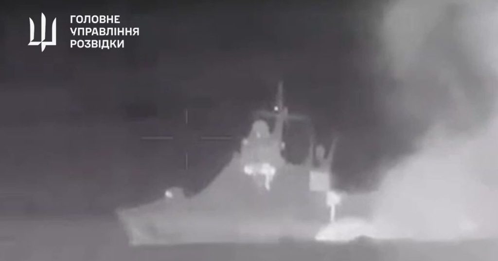 10:43 Destruction of a Russian patrol ship "Sergey Kotov". VIDEO of drone 13 61596