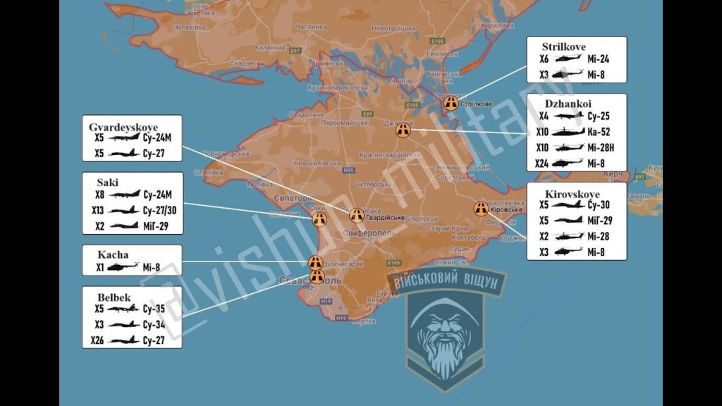 Russia’s Air Power in Crimea: Total Numbers, Bases and Air Coverage