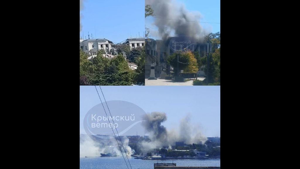 Black Sea Fleet HQ in Sevastopol Destroyed by Missile — Likely Storm Shadow