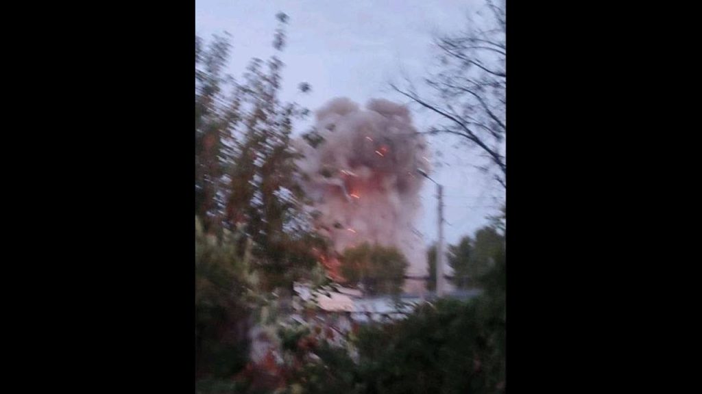 Big Explosion Near Kozacha Bay, Sevastopol